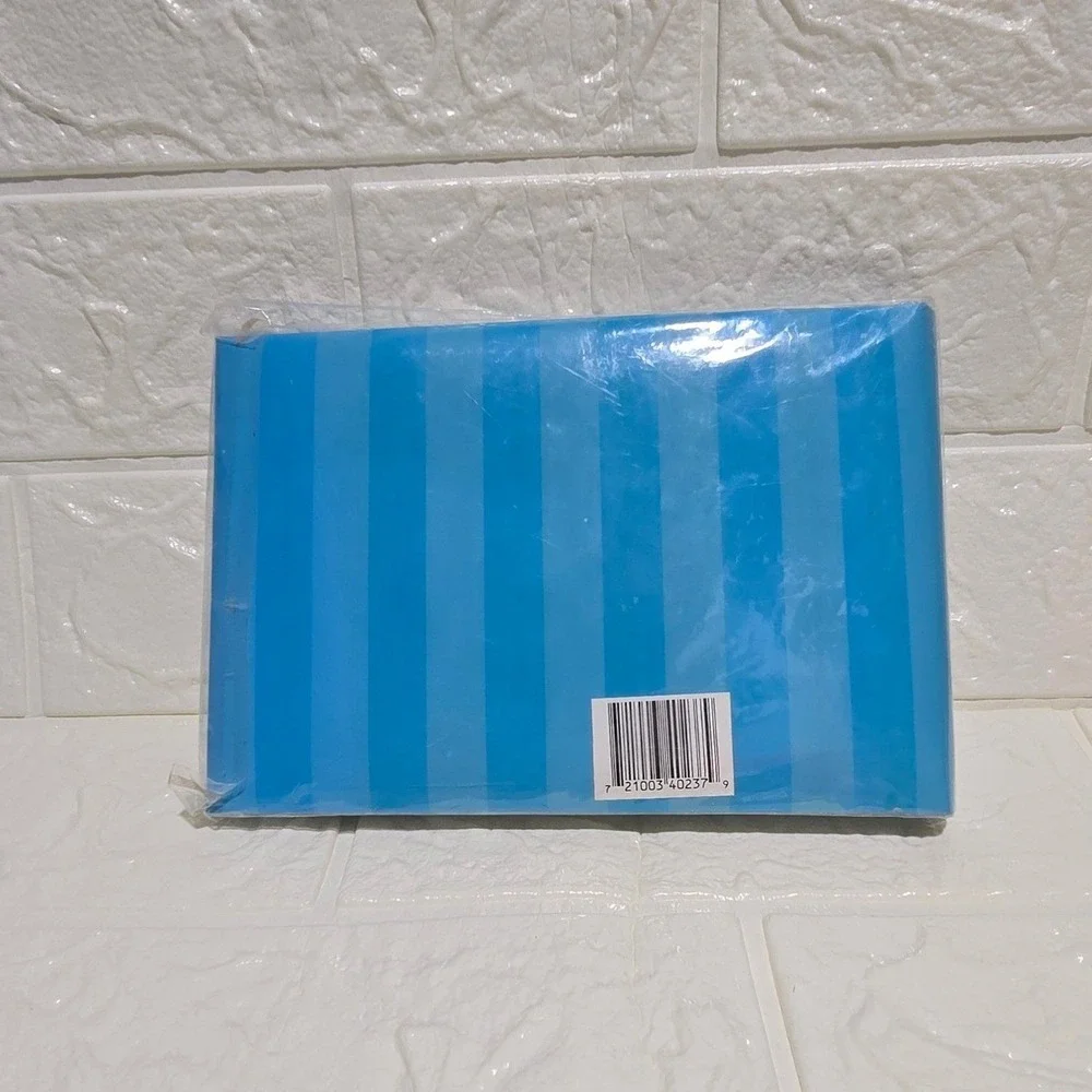Good Old Values Flower Striped Photo Album  Blue Y2K Kidcore G40237